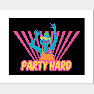 Party Hard Posters and Art